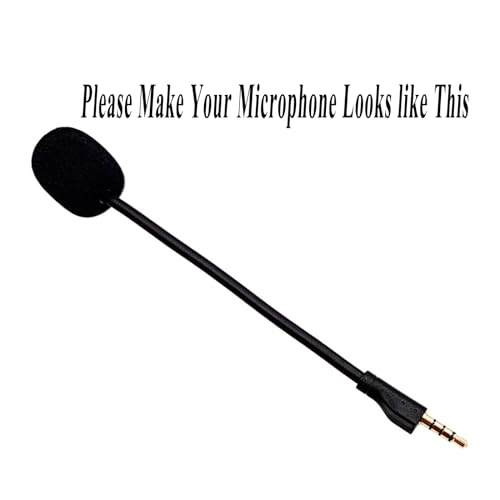 Replacement Game Mic for Steelseries Arctis 1 Headphones Detachable Microphone Boom for Gaming Headsets PS4 Pro PS5 Xbox One X Computer PC Mac 3.5mm Jack Noise Cancelling
