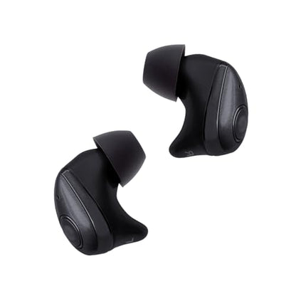 Klowcok Replacement Ear Tips for Raycon Everyday/Fitness/Impact Earbuds | Soft Silicone Eartips, 12 Pairs (S/M/L) Black