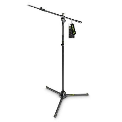 Gravity GMS4322B MS 4322 B Microphone Stand with Folding Tripod Base & 2-Point Adjustment Telescoping Boom - style: Folding Tripod Base and 2-Point Adjustment Telescoping Boom