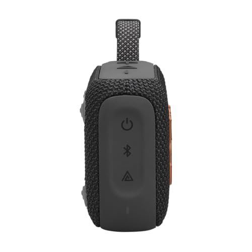 JBL Go 4 - Ultra-Portable, Waterproof and Dustproof Bluetooth Speaker, Big JBL Pro Sound with Punchy bass, 7-Hour Built-in Battery, Made in Part with Recycled Materials (Black) - color: Black