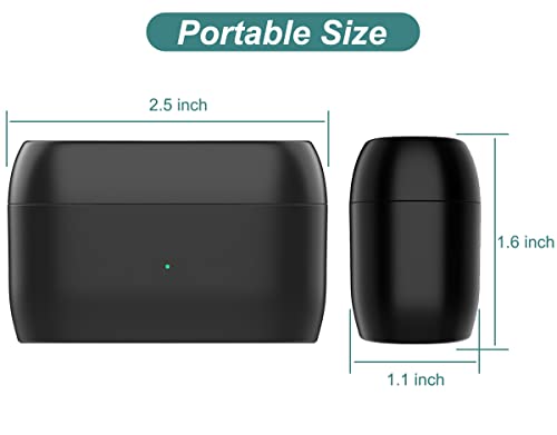 Kissmart Charging Case for Jabra Elite 85t Earbuds (Black) | 700mAh Portable Charger Case Dock Cradle for Jabra Elite 85t