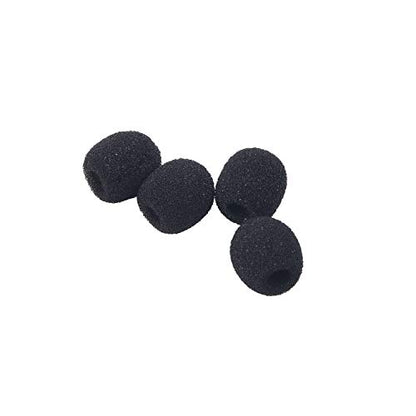 Lav Mic Clip Set 24 Pcs Lavalier Mic Clip Replacement | 12 Foam Windscreen Cover, 12 Metal Lapel Microphone Clips, Lavalier Mic Clip Replacement Accessories