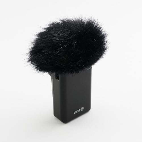 Windscreen for NEEWER CM28 CM31 CM26 PRO Wireless Lavalier Microphone Deadcat Furry Cover, 2-Pack Pop Filter Accessory