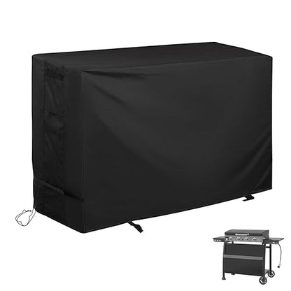 Griddle Cover for Royal Gourmet PD4001 4 Burner Propane Gas Griddle, Flat Top Grill Cover for Royal Gourmet 55in 4-Burner Outdoor Grill - size: 56"L x 23"D x 35"H