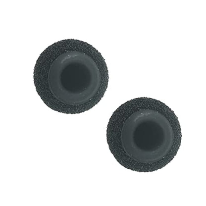 2pcs Foam Windscreen Covers/Pop Filter/Wind Shield with Silicone Holder Compatible for RODE Smartlav＋ Lavalier Mic with Diameter of 4-5.0mm (Black)