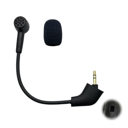 Replacement Game Microphone 3.5mm | for HyperX Cloud 2 X Core Pro Cloud Silver, Pre-2021 1st Version, Wired Gaming Headset