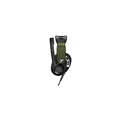 Sennheiser GSP 550 PC Gaming Headset with Dolby 7.1 Surround Sound, Flip-to-Mute microphone, USB connectivity for Dekstop and Laptop compatibility, Open-back ear cups, breathable fabric Headset, black