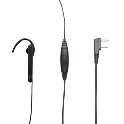 2 Pin Earpiece Headset with PTT Mic Walkie Talkies | C shape,Compatible with Baofeng Kenwood UV-5R BF-888S BF-F8HP BF-F9 TK-3140 TK-3400 TK-3402Two Way Radio Accessory