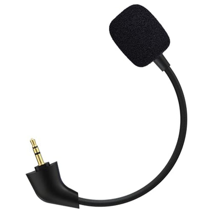 Mic Replacement for HyperX Cloud II, Cloud, CloudX 2nd Gen Detachable 3.5 mm Noise Cancelling Mic with Foam Cover Straight Jack Gaming Microphone
