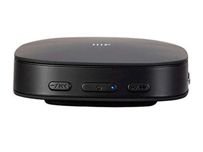 Monoprice Premium Bluetooth 5 Transmitter & Receiver with aptx HD, aptX, aptX Low Latency, AAC, and SBC Codecs and Optical and Aux Inputs Small
