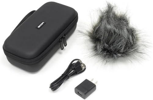 Zoom H6essential 6-Track 32-Bit Float Recorder Bundle with APH-6e Kit | Includes Zoom APH-6e Accessory Pack with hairy windscreen, padded case, AC adapter and USB-C cable. - style: H6e + APH6E Accessory Pack