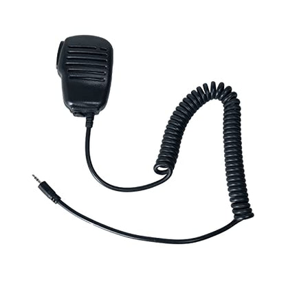 Caroo Handheld Speaker Mic 1 Pin 2.5mm Shoulder Microphone with Reinforced Cable Compatible with Cobra Walkie Talkie Two Way Radio Accessories