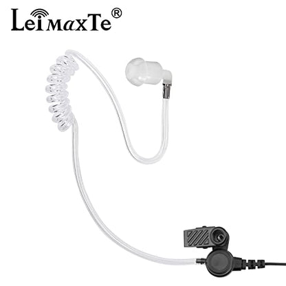 CLS1110 Earpiece,Compatible with Motorola RDM2070D CLS1110 CLS1410 CP185 CP200 CP200D RDU4100 2 Way Radio with Mic PTT Walkie Talkie Security Acoustic Tube Surveillance Headset