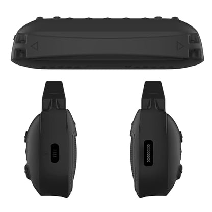 JCHPINE Silicone Cover Case for Bose SoundLink Flex Speaker 2nd Gen | Accessories Compatible with Bose SoundLink Flex 2, Protective Case with Shoulder Strap (Black) - color: Black