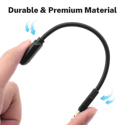 Detachable G733 Boom Replacement Mic Compatible with Logitech G733 Lightspeed Gaming Headset, 3.5mm Noise Cancelling Microphone Boom, Boom Mic Piece Compatible with Xbox Series X/S