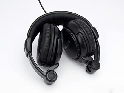 TASCAM TH-02 Professional Studio Monitor Headphones, Wired, Over Ear — for Recording, Podcast, DJ, Music and Guitar, with 1/4 Inch Jack Adapter