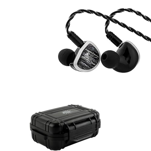 Linsoul Kiwi Ears Aether in Ear Monitor, 15.3mm Large Planar Driver IEM Earphone + Kiwi Ears SONICAP Waterproof Earbud Case