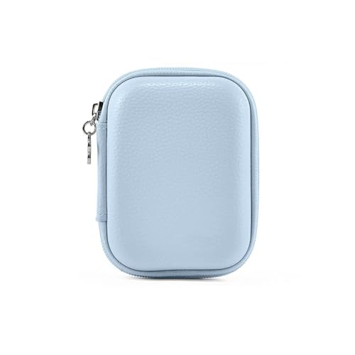Earphone Data Storage Bag Cable Organizer Bags Mini Zipper Pouch Tech Gadgets Portable Charger U Disk Mini Camera Storage Case(Black)