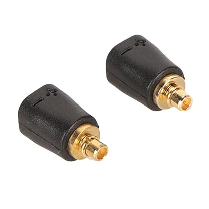 MMCX Cable Adapter Replacement for IE300 IE600 IE900 and N30 N40 N5005, MMCX to 0.78mm Female Connector Cable for HiFi Earphones with Durable One - Piece Des (Black) - color: Black