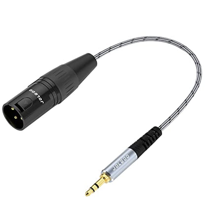 JOLGOO 3.5mm Male to XLR Male Stereo Audio Adapter Cable, 1/8 inch Mini Jack to XLR Adapter, 1 Feet - style: 3.5mm Male to XLR Male