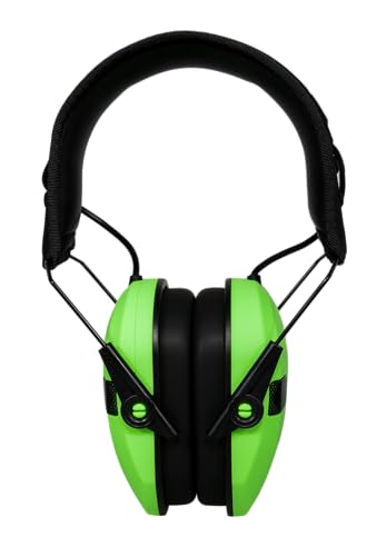 Walker's Razor Slim Electronic Muff - color: Hi Viz Green, size: One Size