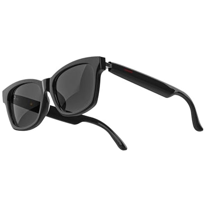 Smart Bluetooth Sunglasses for Men with Speakers Bluetooth Smart Eyeglasses Blue Tooth Audio Blue Light Safety Men's Sun Glasses for iPhone Android Outdoor Bluetooth Speaker Open Ear Headphones