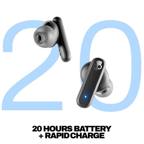 Skullcandy Smokin’ Buds Wireless Noise Isolating Earbuds - True Black - color: True Black