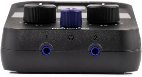 Zoom PodTrak P2 Podcast Recorder 2 USB Mic Inputs Bundle