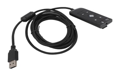 For Kingston Cloud II USB to 3.5mm Audio with Volume Indicator for PC for PS4 External Sound Card
