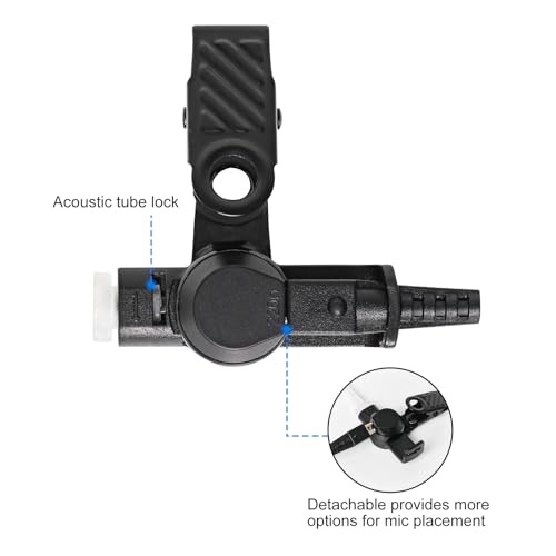 Earpiece for Motorola 2-PIN Walkie Talkie with PTT/Mic