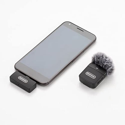 Saramonic Blink 100 B5 Ultra-Portable Clip-On Wireless Mic System w/USB-C Receiver for iPhone 15, Android, Newer iPads & Computers - size: 1-Person Clip-On B5