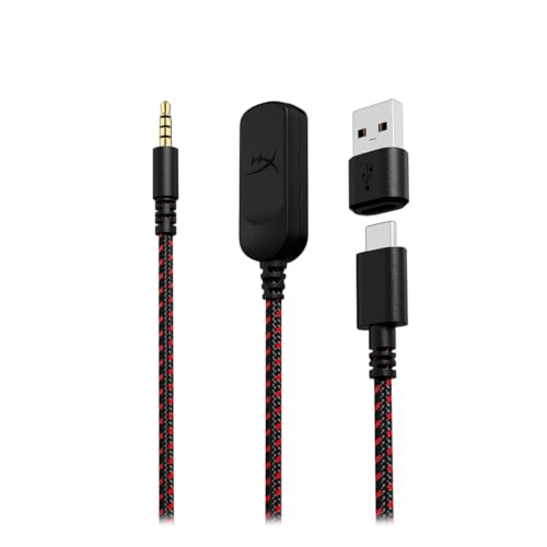 HyperX Cloud III – Wired Gaming Headset,PC,PS5,Xbox Series X|S,Angled 53mm Drivers,DTS Spatial Audio,Memory Foam,Durable Frame,Ultra-Clear 10mm Mic,USB-C,USB-A,3.5mm – Black/Red,(Pack of 10) - color: Black/Red, size: Regular (Pack of 10), style: Wired