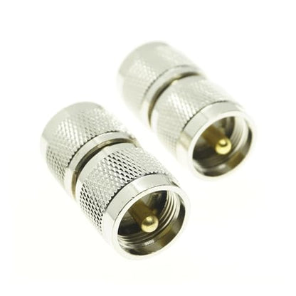 UHF Male Female to UHF Male Female Connector PL259 to SO239 T Right Angle 3 Way RF Coax Coaxial Adapter(UHF-JJ) - color: UHF-JJ