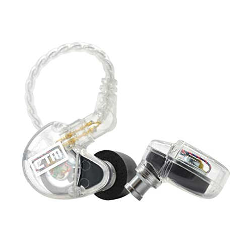 CTM CE110 - Pro Isolating Single Driver Wired Earphones by Clear Tune Monitors Titanium Coated Dynamic Driver Detachable Cable High Fidelity in-Ear Monitor