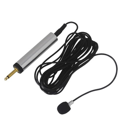 Lavalier Lapel Microphone Portable Wire Musical Instrument Mic Pickup Microphone for Trumpet Violin Banjo Portable Wire Musical Mic