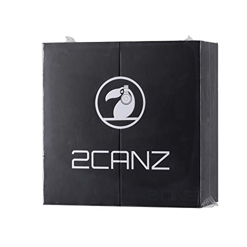 2CANZ Over-Ear Professional Wired DJ Headphones - 50mm Neodymium Drivers, Closed Back, Plush Comfrasoft Ear Cushions, 8-Way Adjustable Earpads, Foldable, and Joint Listening