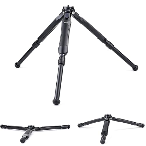Zeadio Adjustable Camera Tripod, Portable Aluminum Tabletop Travel Tripod, 3-Stage Height Adjustable, 5kg Load Capacity, with 1/4" Mount for DSLR, Gimbal, Smartphone, Action Camera etc - style: Adjustable Version