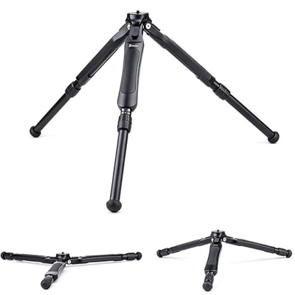 Zeadio Adjustable Camera Tripod, Portable Aluminum Tabletop Travel Tripod, 3-Stage Height Adjustable, 5kg Load Capacity, with 1/4" Mount for DSLR, Gimbal, Smartphone, Action Camera etc - style: Adjustable Version