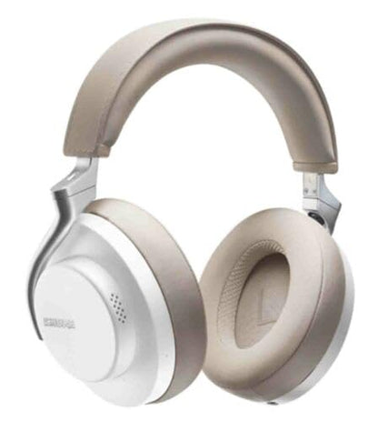 Shure AONIC 50 Wireless Noise Cancelling Headphones, Premium Studio-Quality Sound, Bluetooth 5 Wireless Technology, Comfort Fit Over Ear, 20 Hours Battery Life, Fingertip Controls - White - color: White, style: Gen 1