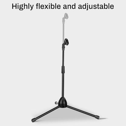 AODSK Adjustable Microphone Stand,Heavy Tripod Base,22-68",Universal Holder - style: Standard Edition