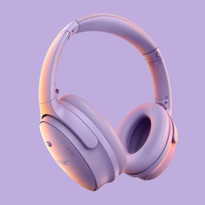 Bose QuietComfort Wireless Noise Cancelling Headphones, Bluetooth Over Ear Headphones with Up to 24 Hours of Battery Life, Chilled Lilac - Limited Edition Color (Renewed) - color: Chilled Lilac
