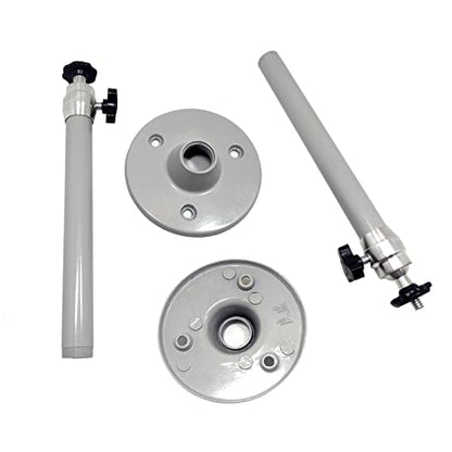 FEELIN Speaker Stand Projector Wall Mount Speaker Stand Ceiling Bracket Metal Bracket Adjustable 360 Degree Projector Stand Media Stand Audio-Video Shelving (Color : B) - color: B