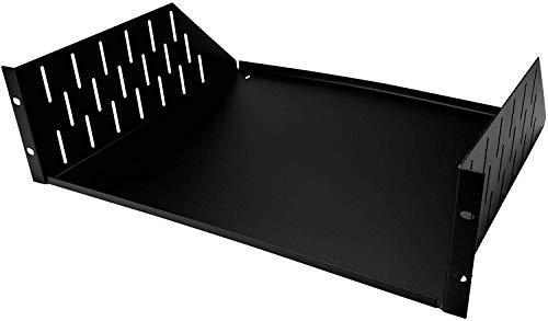 Penn-Elcom R1194/3UK 3-Space (3U) Solid Steel Rack Shelf for Studios, Pro Audio, Home Theater, IT Stations, 14.5" Depth - size: 3U/3-Space
