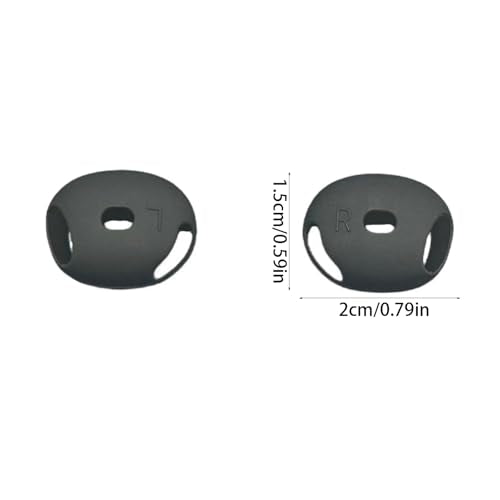 Protective Cover Ear Tips Case for Dedicated Earbuds Soft Silicone Sleeve Perfectly Fit Scratch Resistance Shock - color: Red