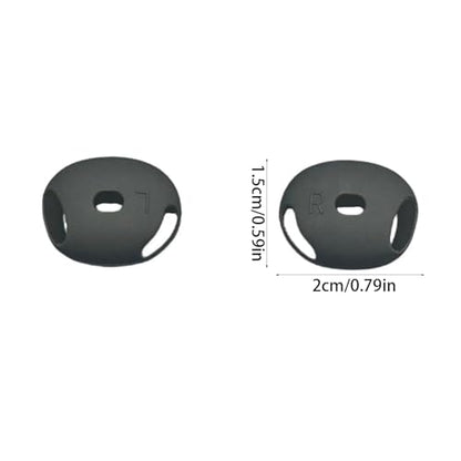 Protective Cover Ear Tips Case for Dedicated Earbuds Soft Silicone Sleeve Perfectly Fit Scratch Resistance Shock - color: Yellow
