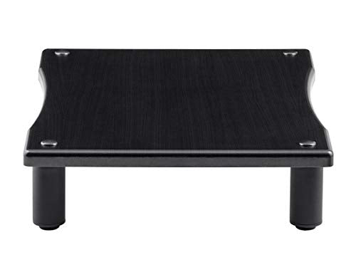 Monolith Amplifier/Component Stand XL - Open Air Design, Scratch-Resistant, Hold up to 200Lbs., Perfect Way to Organize AV Components, Black