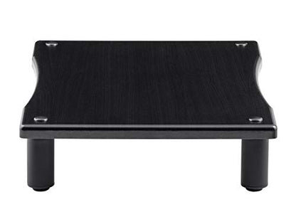 Monolith Amplifier/Component Stand XL - Open Air Design, Scratch-Resistant, Hold up to 200Lbs., Perfect Way to Organize AV Components, Black