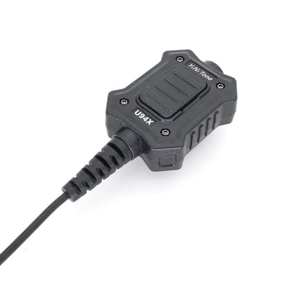 U94X PTT Tactical Civilian Version Adapter Mobile 2 Pin 7.0mm Plug Push to Talk for Kenwood TYT Baofeng UV82 UV5R UV6R BF888S Walkie Talkie
