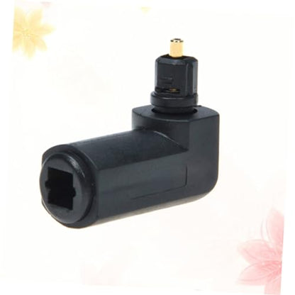 MERRYHAPY 5pcs Fiber Optic Adapter SMA Male to Female Right Angle Audio Adaptor Plated for Tight and Congested Areas