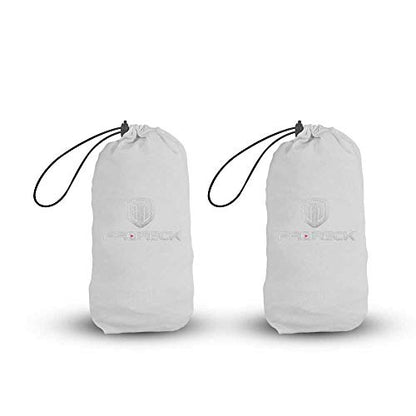PRORECK Speaker Stand Cover Tripod Stand Skirt Skrim 360 Degree Cover White x 2 - color: TWO PACK-WHITE